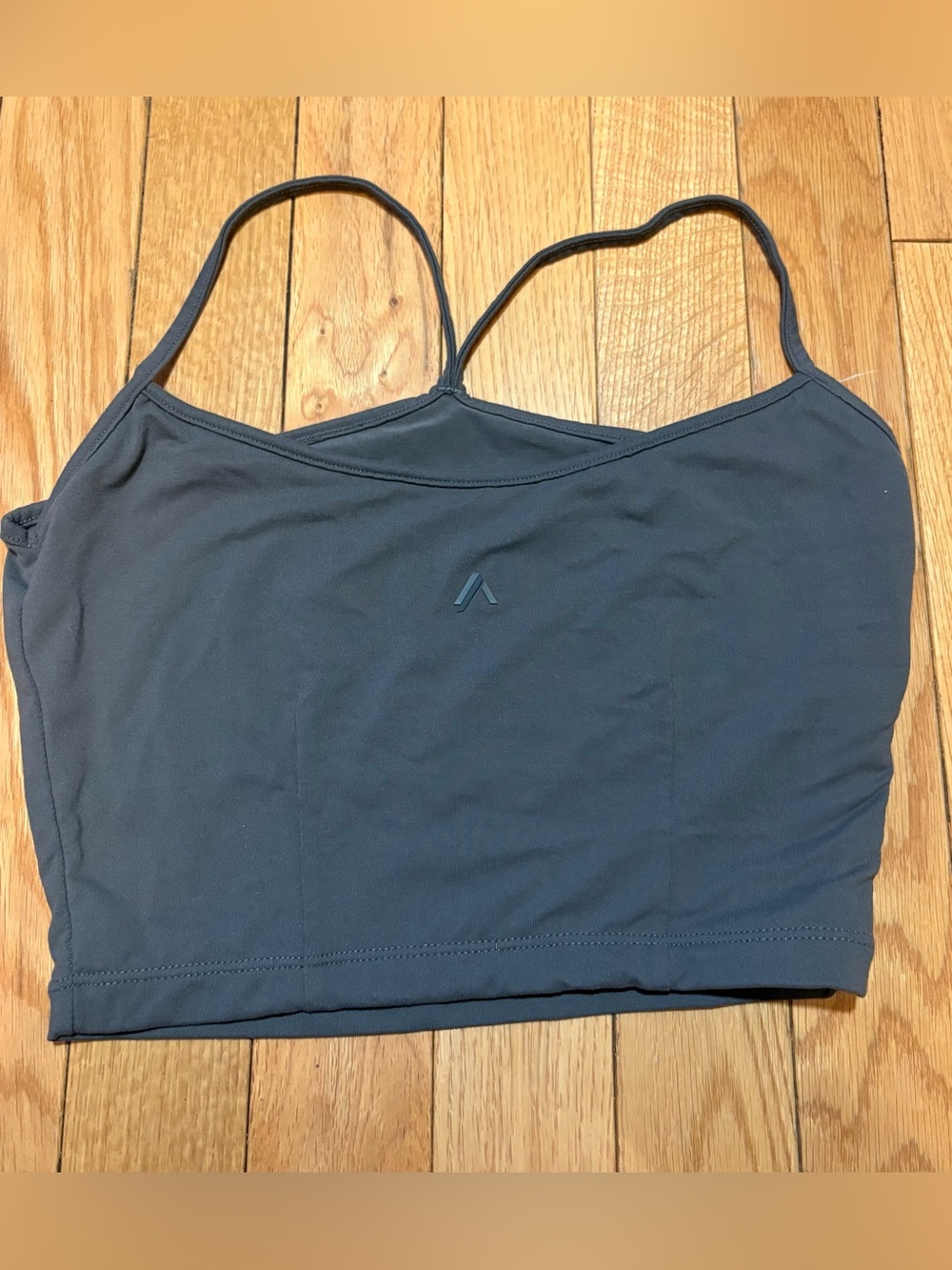 Alphalete - Gray Strappy Crop halter